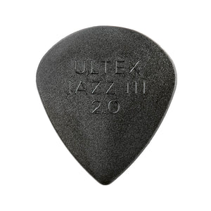 Jim Dunlop 427P 2.0mm Ultex Jazz III Pick, 6-Pack