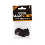 Jim Dunlop 471-3S Max-Grip Jazz III Stiffo Pick, 6-Pack