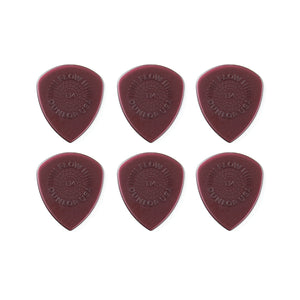 Jim Dunlop 549P114 Flow Standard Grip Picks, 1.14mm, 6-Pack