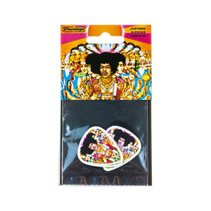 Jim Dunlop JHP02M Jimi Hendrix Bold As Love Picks, 6-Pack