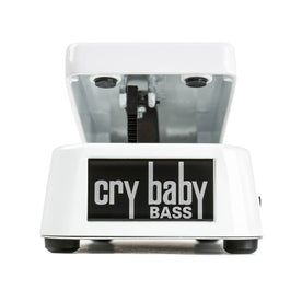 Jim Dunlop 105Q Bass Wah Cry Baby Guitar Effects Pedal, White