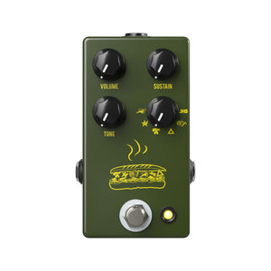 JHS Muffuletta 6-way Fuzz Guitar Effects Pedal, Army Green