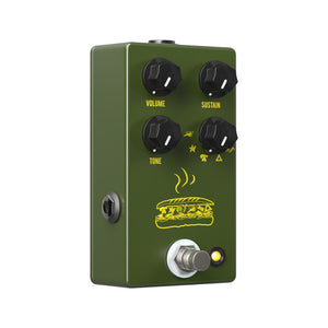 JHS Muffuletta 6-way Fuzz Guitar Effects Pedal, Army Green