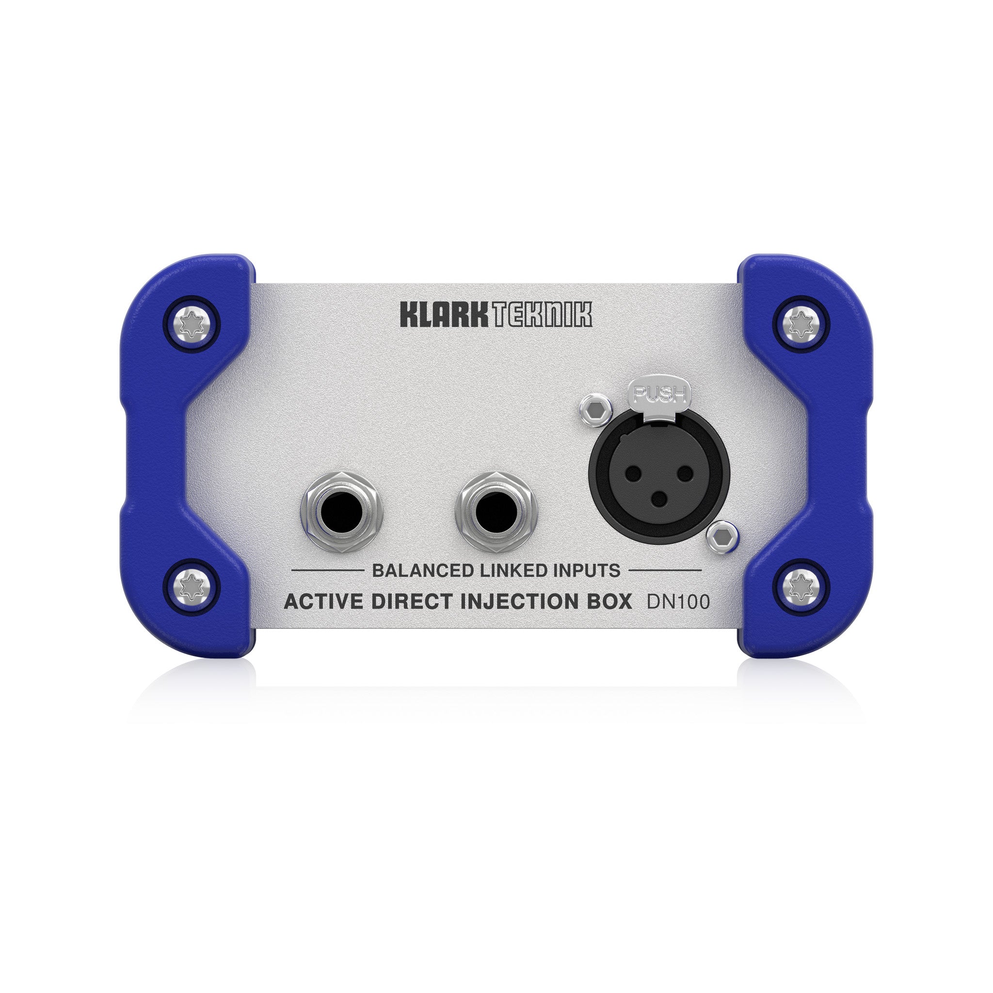 Klark Teknik DN100 V2 1-channel Active Direct Box with Extended Dynamic Range (DN100-V2)