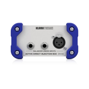 Klark Teknik DN100 V2 1-channel Active Direct Box with Extended Dynamic Range (DN100-V2)