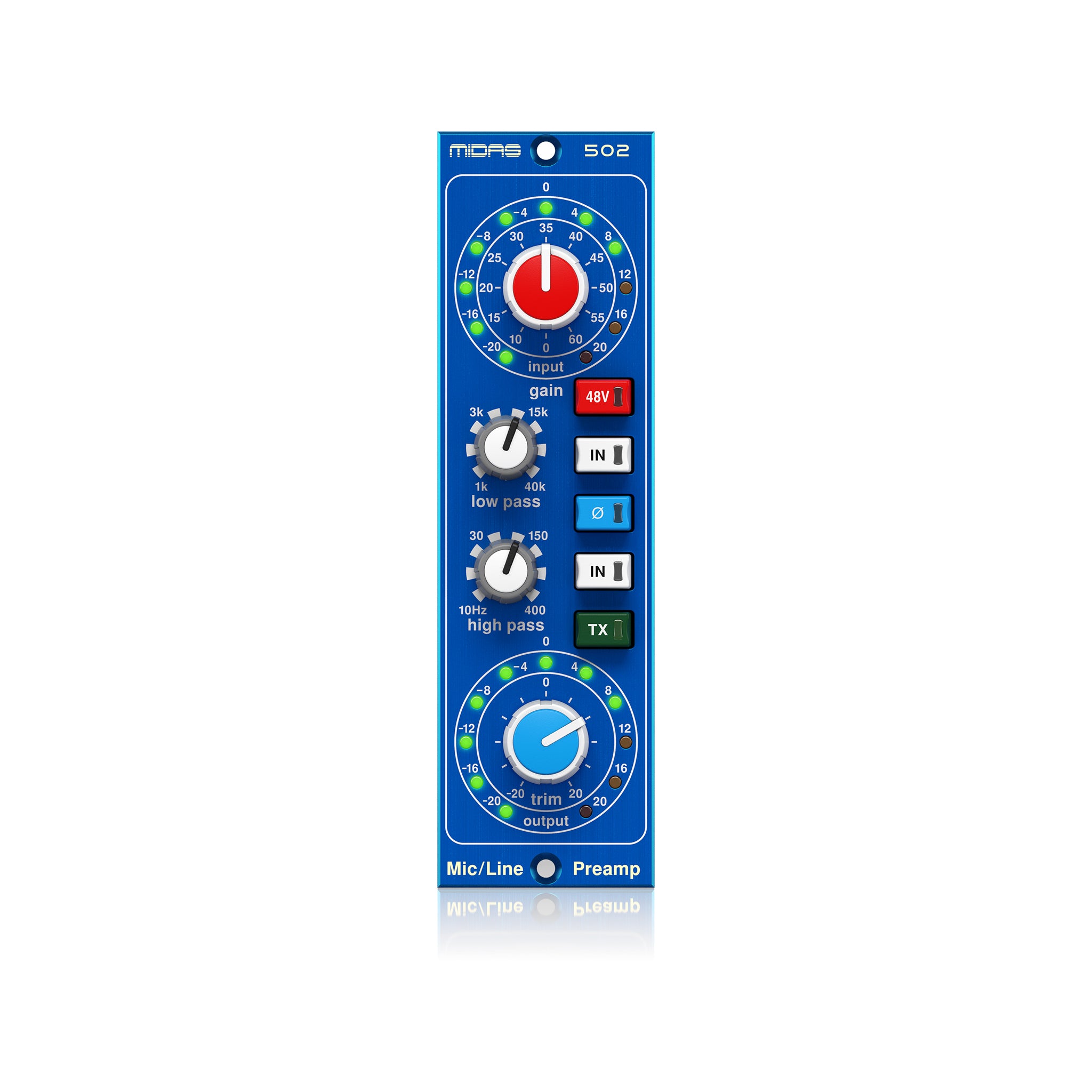 Midas 502 V2 500 Series Microphone Preamp