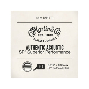 Martin 41M12HTT Authentic Acoustic SP Acoustic Guitar Single String, .012