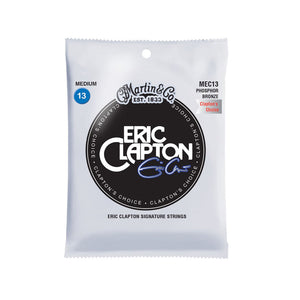 Martin MEC13 Clapton's Choice Signature Phosphor Bronze Acoustic Guitar Strings, Medium, 13-56