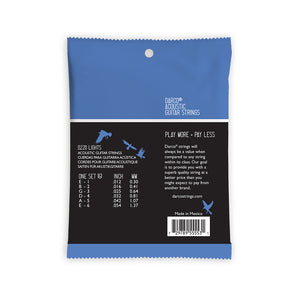 Martin Darco 80/20 Acoustic Guitar Strings, Light, Pack of 6