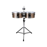 Natal NT1012TBRO Bronze Timbales 10inch and 12inch w/Stand