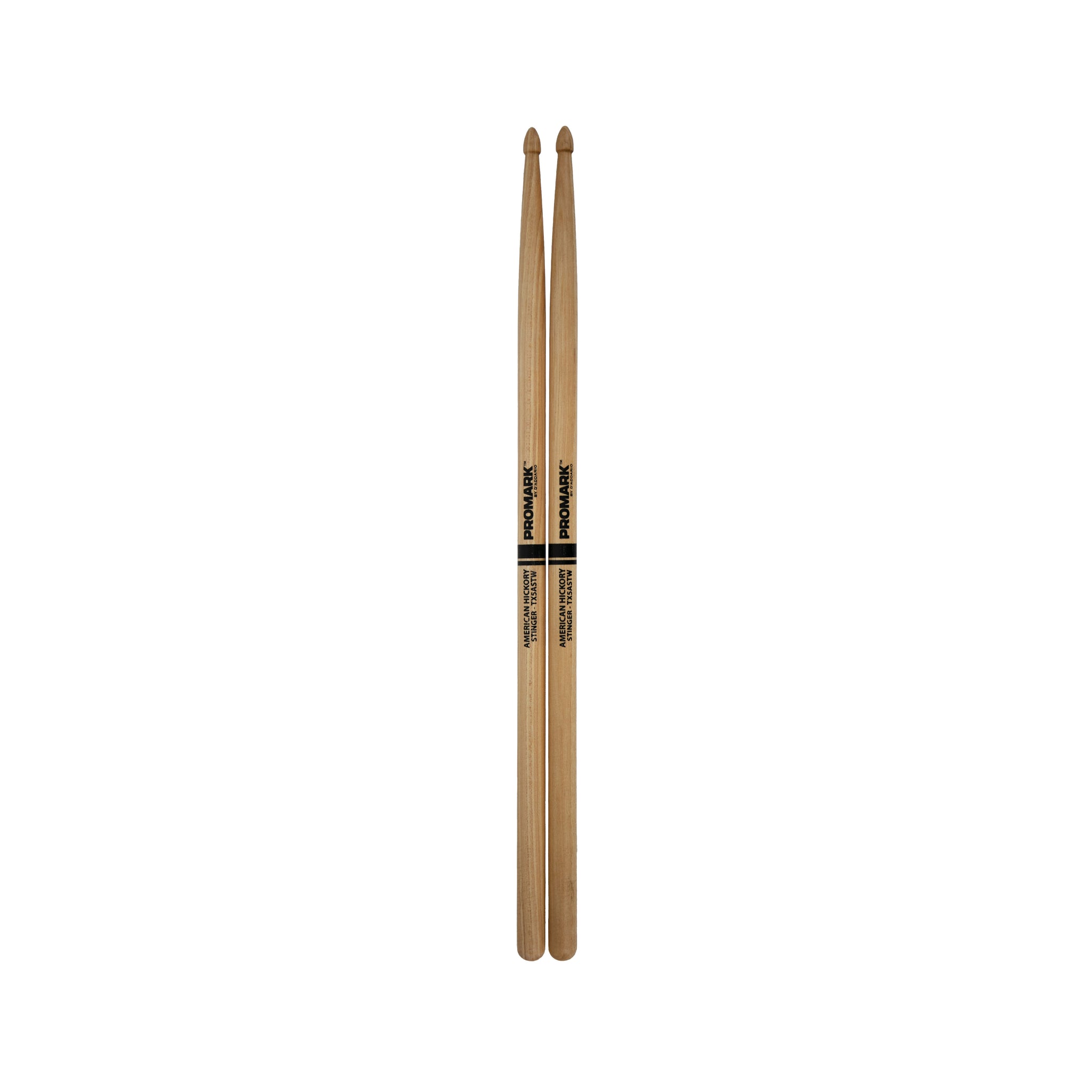 Promark TX5ASTW Hickory 5AST Stinger Drumsticks, Wood Tip