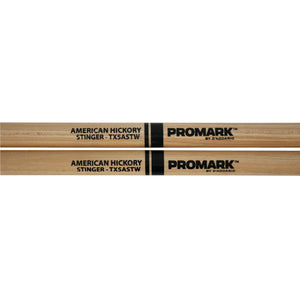Promark TX5ASTW Hickory 5AST Stinger Drumsticks, Wood Tip