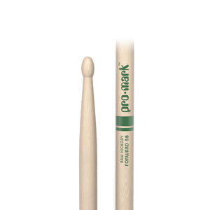 Promark TXR5BW Hickory 5B The Natural Wood Tip Drumstick