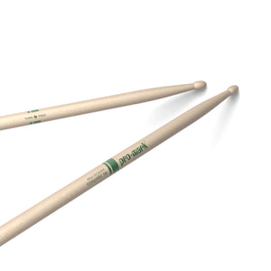 Promark TXR5BW Hickory 5B The Natural Wood Tip Drumstick