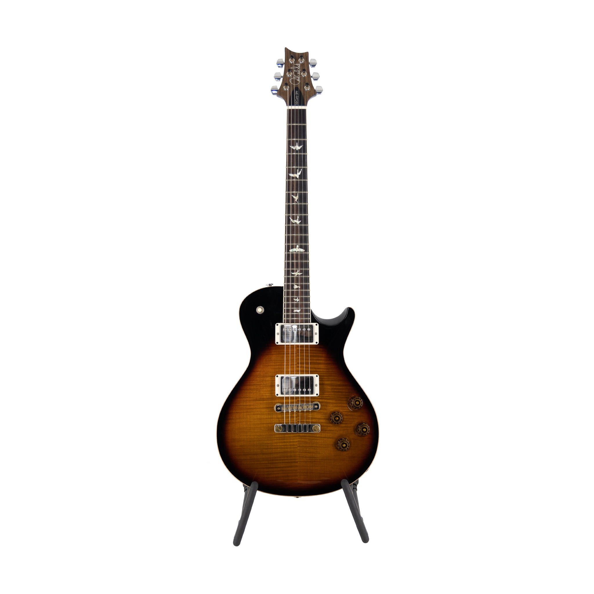 PRS McCarty 594 Singlecut Electric Guitar w/Case, Custom Color, Dark Amber Smokeburst