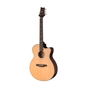 PRS SE Angelus A55E Acoustic Guitar w/Case, Black Gold