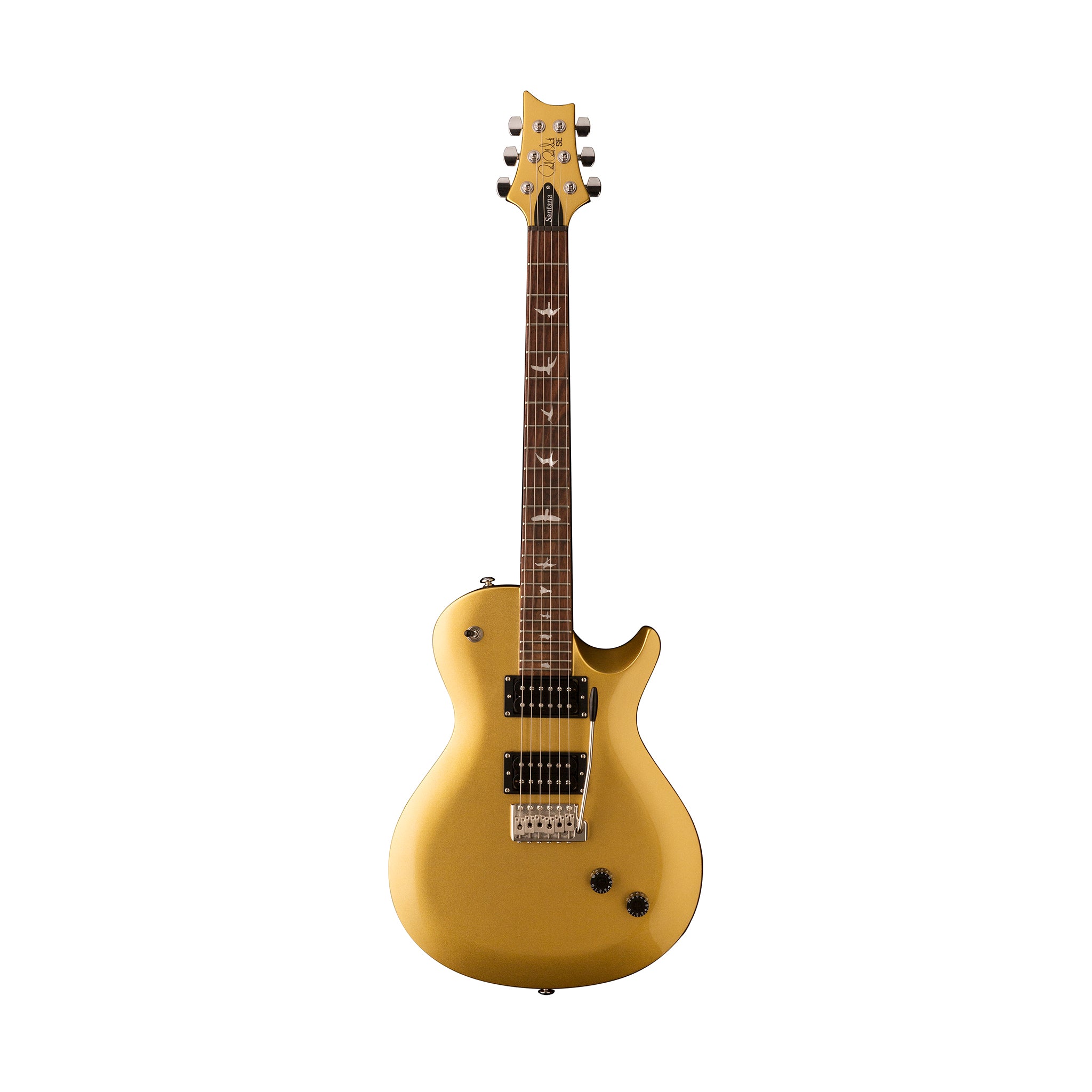 PRS SE Santana Singlecut Trem Electric Guitar w/Bag, Egyptian Gold