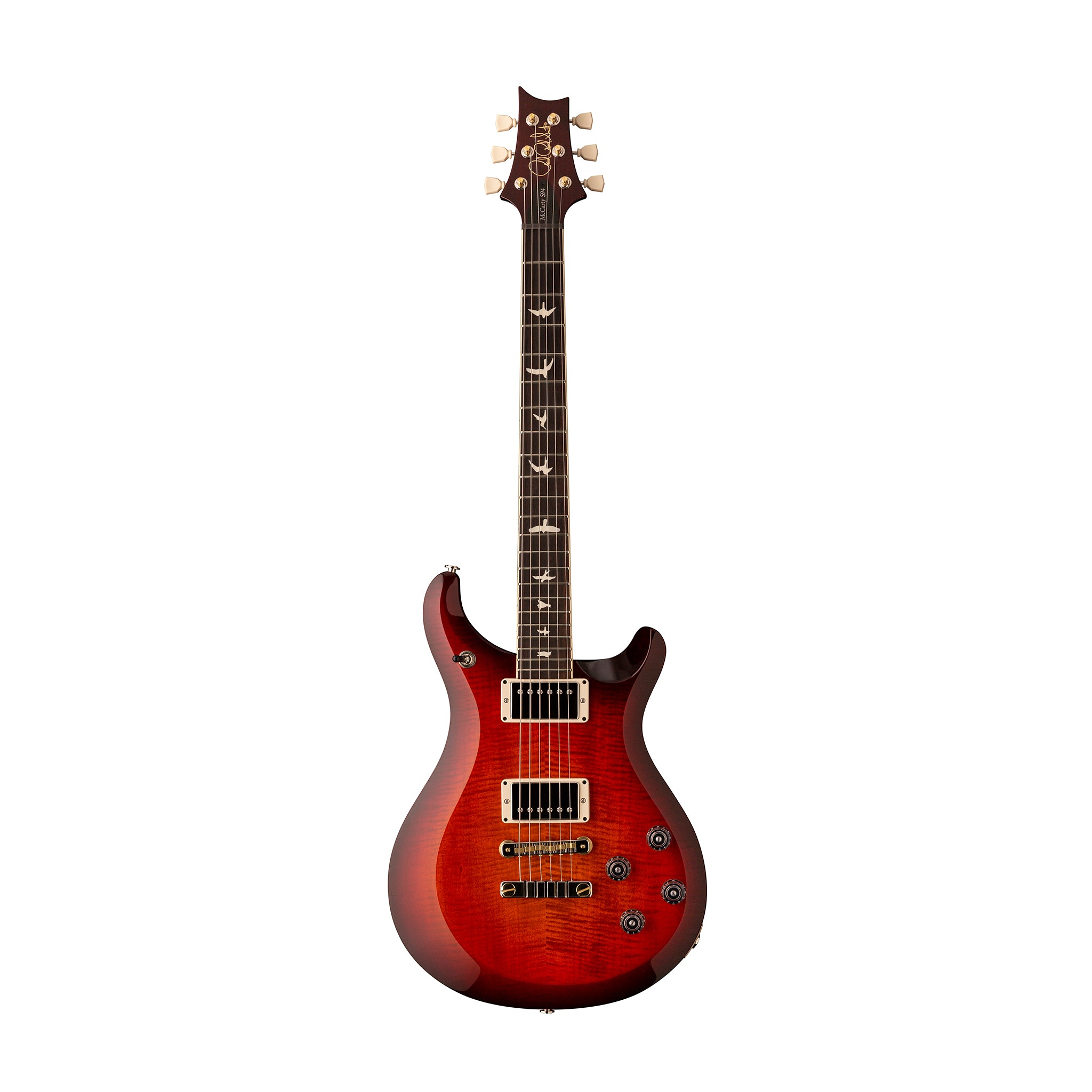 PRS S2 McCarty 594 Electric Guitar w/Bag, Dark Cherry Sunburst
