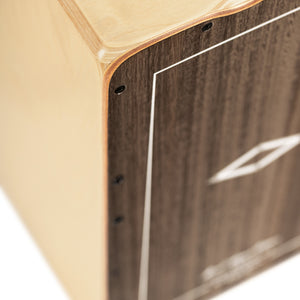 MEINL Percussion AETLGE Artisan Edition Cajon Tango Line, Grey Eucalyptus Frontplate