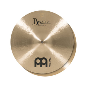 MEINL Cymbals B13MH 13inch Byzance Traditional Medium HiHat, Pair