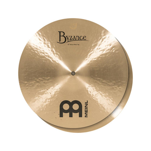 MEINL Cymbals B14HH 14inch Byzance Traditional Heavy HiHat, Pair