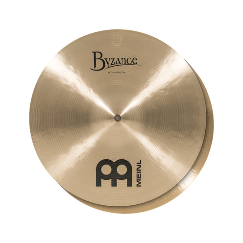 MEINL Cymbals B14TH 14inch Byzance Traditional Thin HiHat, Pair