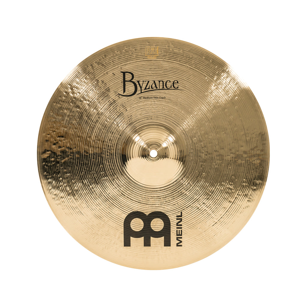 MEINL Cymbals B16MTC-B 16inch Byzance Brilliant Medium Thin Crash