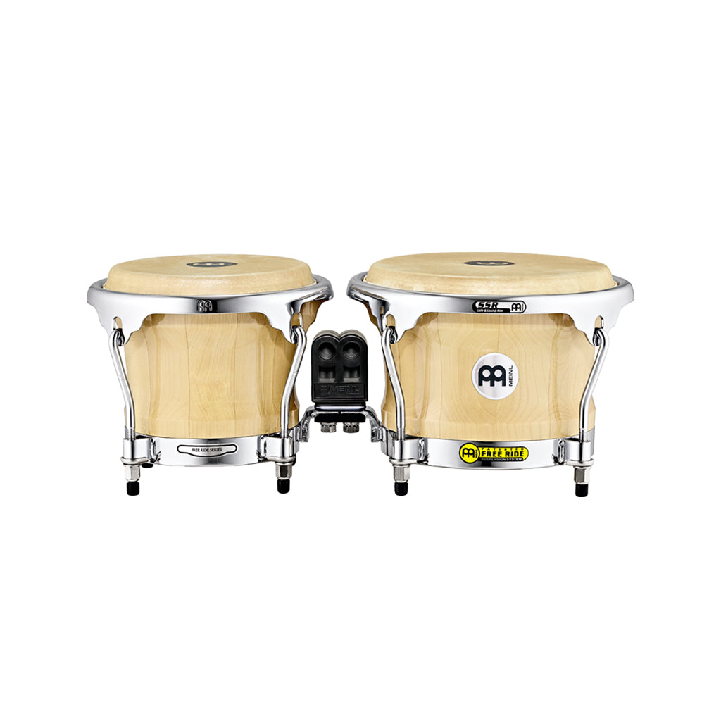 MEINL Percussion BWB400 7+8-1/2inch Woodcraft Series Wood Bongo, Natural