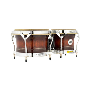 MEINL Percussion WB500AMB 7+9inch Woodcraft Series Wood Bongo, Antique Mahogany Burst