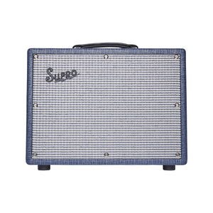 Supro Keeley Custom 10 Guitar Combo Amplifier, Blue Rhino