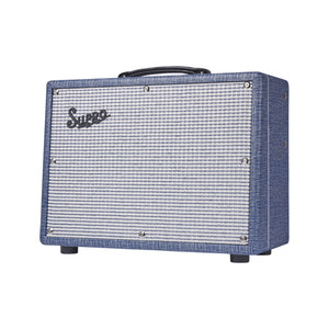 Supro Keeley Custom 10 Guitar Combo Amplifier, Blue Rhino