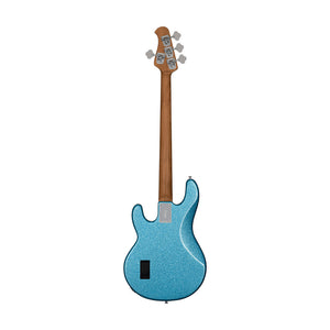 Sterling by Music Man Ray34 4-String Bass Guitar, Blue Sparkle