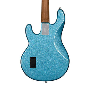 Sterling by Music Man Ray34 4-String Bass Guitar, Blue Sparkle