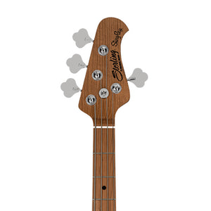 Sterling by Music Man Ray34 4-String Bass Guitar, Blue Sparkle