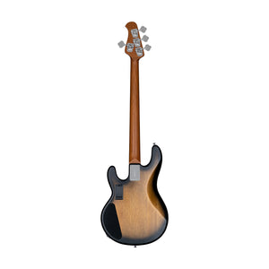 Sterling by Music Man StingRay HH Electric Guitar, Natural Spated Maple Burst Satin