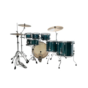 TAMA CL72RSP-GHP Superstar Classic Maple 7-Piece Drum Shell Kit, Gloss Sapphire Lacebark Pine
