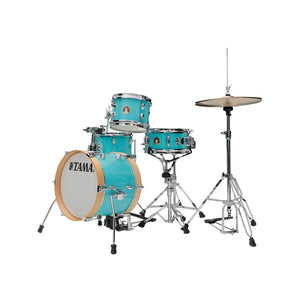 TAMA LJK44H4-AQB Club-JAM Flyer 4-Piece w/ HardwareThrone, Aqua Blue