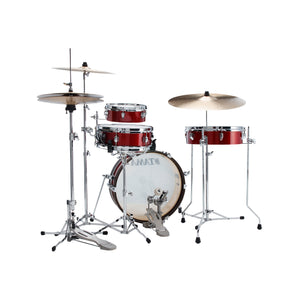 TAMA LJK48P-BRM Club-JAM Pancake 4-Piece Basic Drum Kit, Burnt Red Mist