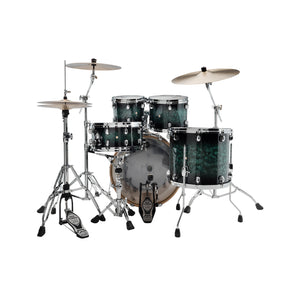 TAMA MBS40RS-MSL Starclassic Performer Limited 4-Pc Drum Shell Kit, Molten Steel Blue Burst