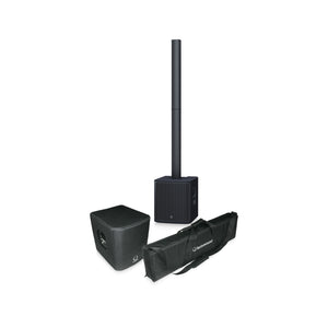 Turbosound iP2000 Bundle Powered Column Loudspeaker w/ 12 inch Subwoofer and Bags