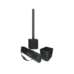 Turbosound iP2000 Bundle Powered Column Loudspeaker w/ 12 inch Subwoofer and Bags