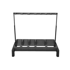 Warwick RockStand Modular Multiple 2A3E Acoustic/Electric/Bass Guitar Rack Stand, Black